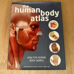 The Human Body Atlas Coffee Table Book - Dark Gray Cover